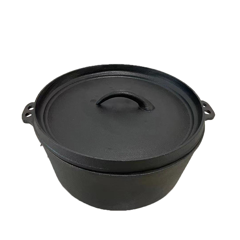 Low price for Dutch Oven And Domed Skillet Lid - Pre-seasoned cast iron camp dutch oven with lid – Chuihua