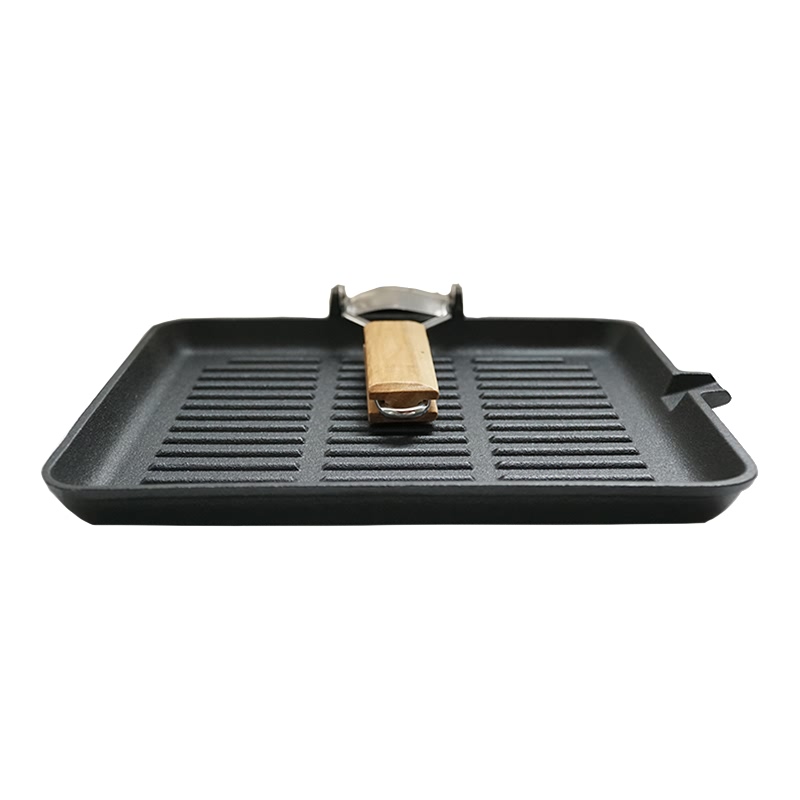 China Supplier Enamel Griddle Grill Pan - Preseasoned Folding Cast Iron Grill – Chuihua