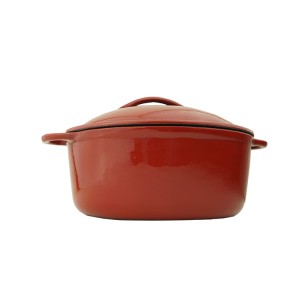 Ordinary Discount Cast Iron Casserole Dish Round Dutch Oven - Hot selling red cast iron enamel Dutch oven / cast iron enamel casserole – Chuihua