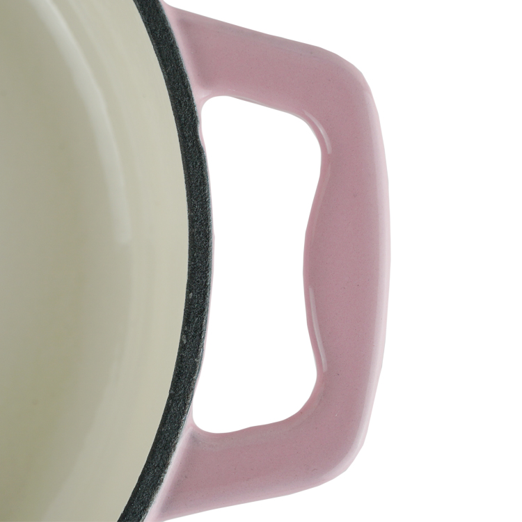 https://www.hebeicookerflower.com/ high-quality-pink-round-cast-iron-dutch-pot-cast-iron-casserole -product/
