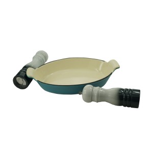 Enamel Cast Iron Baking Pan Dish Pan