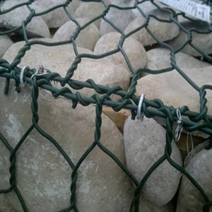 Kineski dobavljač pocinkovane gabionske mreže sa PVC-om Gabion žičana mreža korpa
