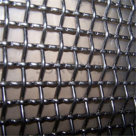 Corrosion Resistant Crimped Woven Wire Mesh Square Hole Shaped for Mine Sieving Featured Image