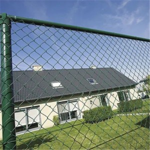 Hàng rào liên kết chuỗi lưới kim cương tráng nhựa PVC mạ kẽm cho an ninh trang trại trong vườn