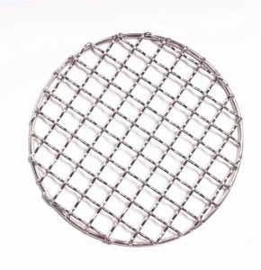 High Quality Stainless Steel Crimped Barbecue Grill Wire Mesh Avy any Shina mpamatsy