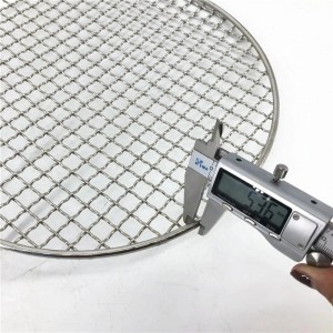 High Quality Stainless Steel Crimped Barbecue Grill Wire Mesh Avy any Shina mpamatsy