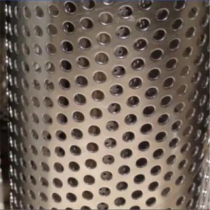 Perforated Punching Round Hole Mesh Perforated Metal Mesh