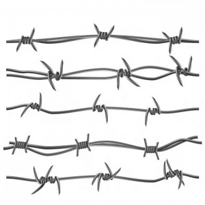 Factory Customized Galvanized Barbed Wire Airport Fefy