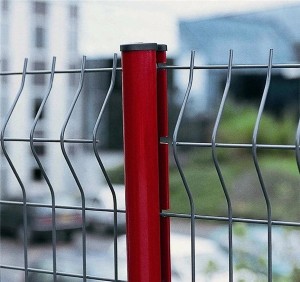 Bilateral Wire Guardrail Fence Welded Wire Mesh Chain Link Fence Isolation Frame Garden Road Protection