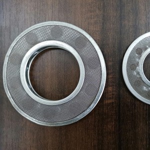 Sintrovaný kovový filtračný kotúč Vysokokvalitné kotúče z drôteného pletiva