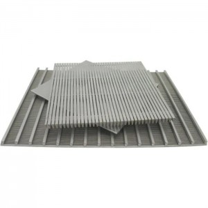 Gridiau Cymorth Slotted Metal Profile Wire Wedge Wire Screen Hidlo