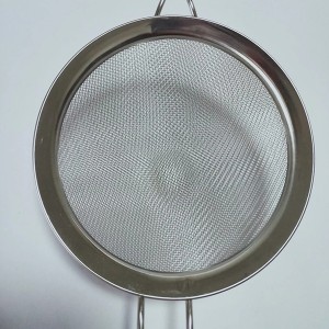 Stainless Steel Mesh Strainer Colander with Handle for Kitchen Food Rice Vegetable