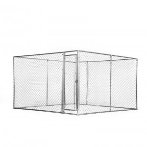 10’ x 5’ x 6’ Outdoor Chain Link Dog Kennel Kit without cover