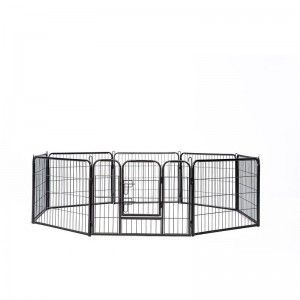 800x600mm*8  (WxH) Tube Pet Playpen  Foldable Portable Pet Puppy Cat Exercise Barrier Fence