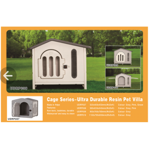 520x400x450mm(WxDxH) Ultra Durable Resin Pet Villa