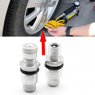 Stainless Steel Tubeless Tire Valve Sturdy And Durable Tire Valve Short Rod For Car Truck Motorcycle Inflation