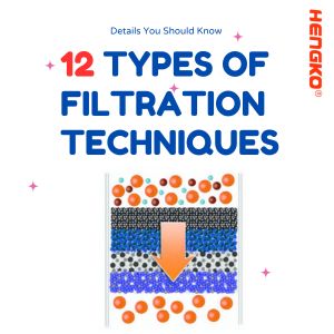12 Types of Filtration Techniques You Should Know