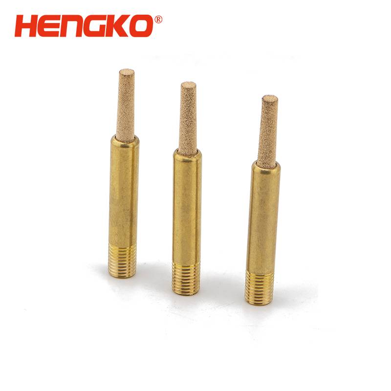 OEM Factory for Porous Stone Filter -
 Microns Pneumatic Plus Sintered Metal Bronze Breather Vent – Brass Body 1/4″ NPT – HENGKO