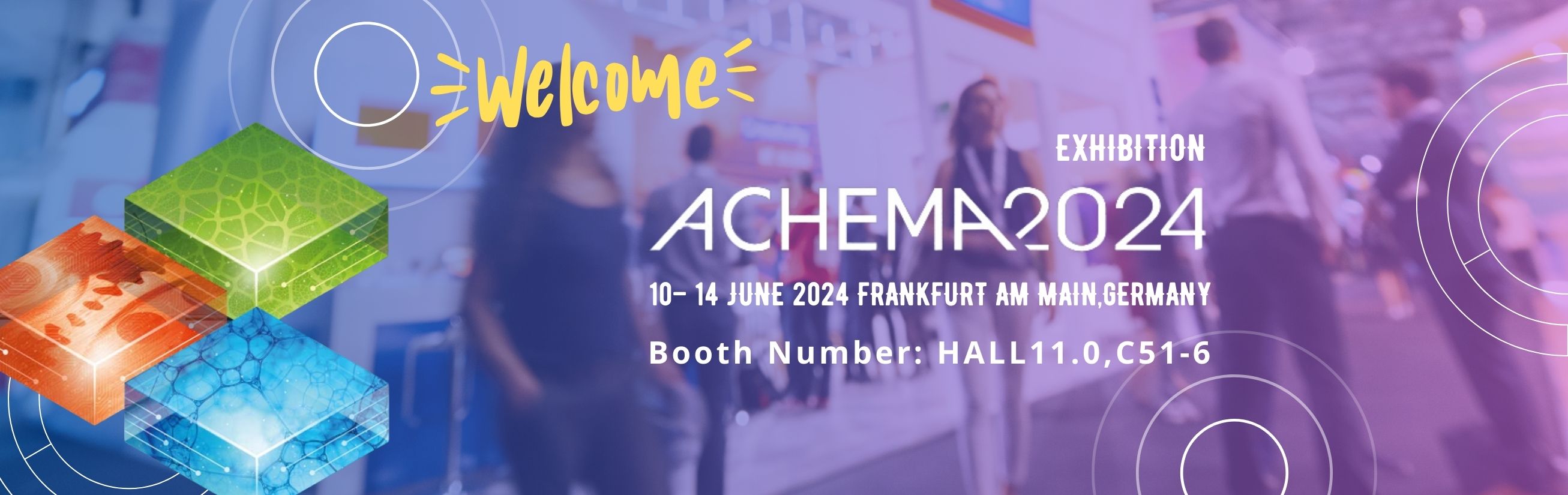 ACHEMA Show 2024 Frankfurt Germany  Banner Website HENGKO