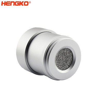 Stainless steel flame arrestors sensing element protection housing for carbon monoxide detector with sintered metal disc
