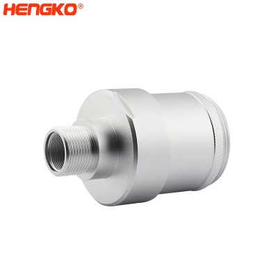 Stainless steel flame arrestors sensing element protection housing for carbon monoxide detector with sintered metal disc