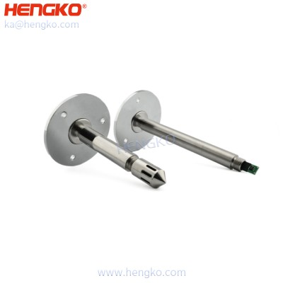 Digital high soil humidity and relative sht wireless temperature sensors stainless steel protection housing
