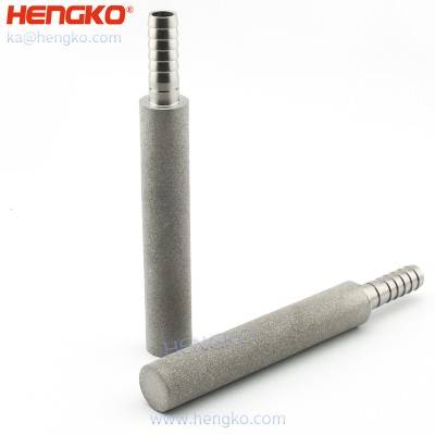 Stainless steel 316 micro sintered nitrogen diffusion stone with barb connector Used in the Coffee Industry