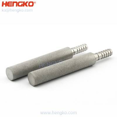 Stainless steel inline aeration/oxygenation diffusion Stone fine-pore air sparger for ozone and pure-oxygen
