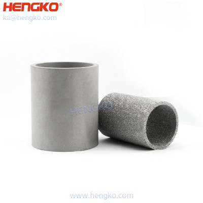 40-50 um mikron porkvalitet sintrad porös metall SS filterrör av rostfritt stål