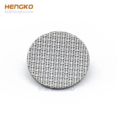 Stainless steel sintering wire mesh screen filter element for coffee filter or air conditioner