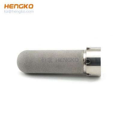5 25 microns sintered stainless steel 316L porous powder metal precise air filter tube