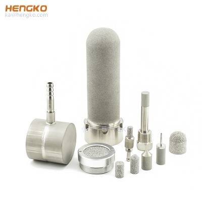 High-purity 0.2 5 20 30 70 micron porosity metallic powder filter element and components for filtration systems