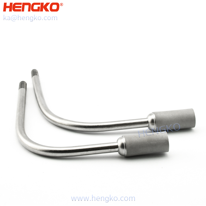 OEM Manufacturer Micro Porosity – Hydrogen water machine accessories nice small bubbles sintered stainless steel quick change micro spargers elements for hydrogen rich water – HENGKO