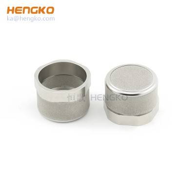 Flow permeability micron stainless steel powder sintered airline filter cylinder