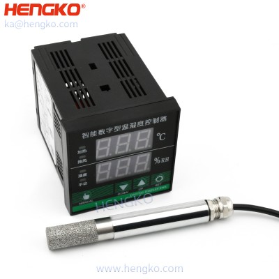 temperatur- och fuktighetsregulator med sensor som bär hög temperatur som används för ägginkubator, 0-99,9%RH