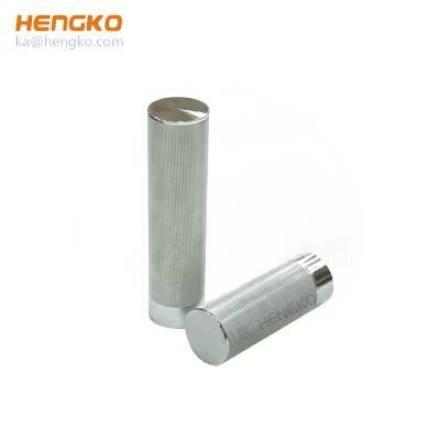 Candle type Sintered 316L stainless steel mesh filter reusable cartridge