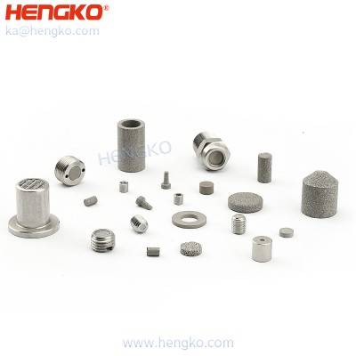 Szakképzett 0,2-120 mikronos mikro porozitású sárgaréz inconel monel 316 316L rozsdamentes acél fém szinterezett szűrők a HENGKO cégtől
