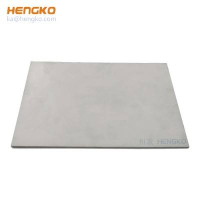 Corrosion resistant microns 316L stainless steel porous sintered filter metal sheets / plates for chemical industry, pharmaceutical industry
