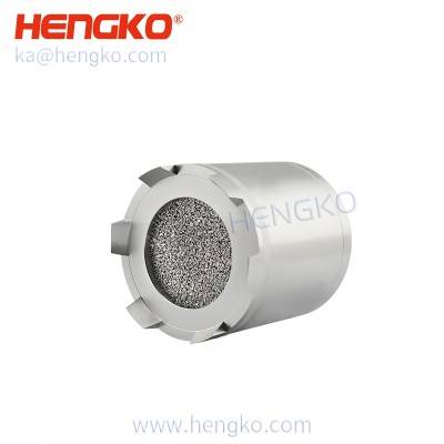 Porous sintered stainless steel 304/316 waterproof  and explosion-proof gas sensor probe filter protect housing