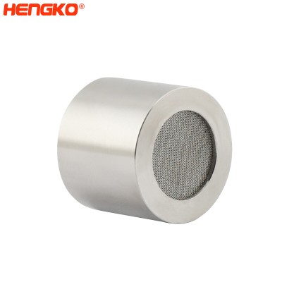 Sintered 316L stainless steel filter probe porous protective housing CO2 carbon dioxide gas sensor for acetylene gas detector
