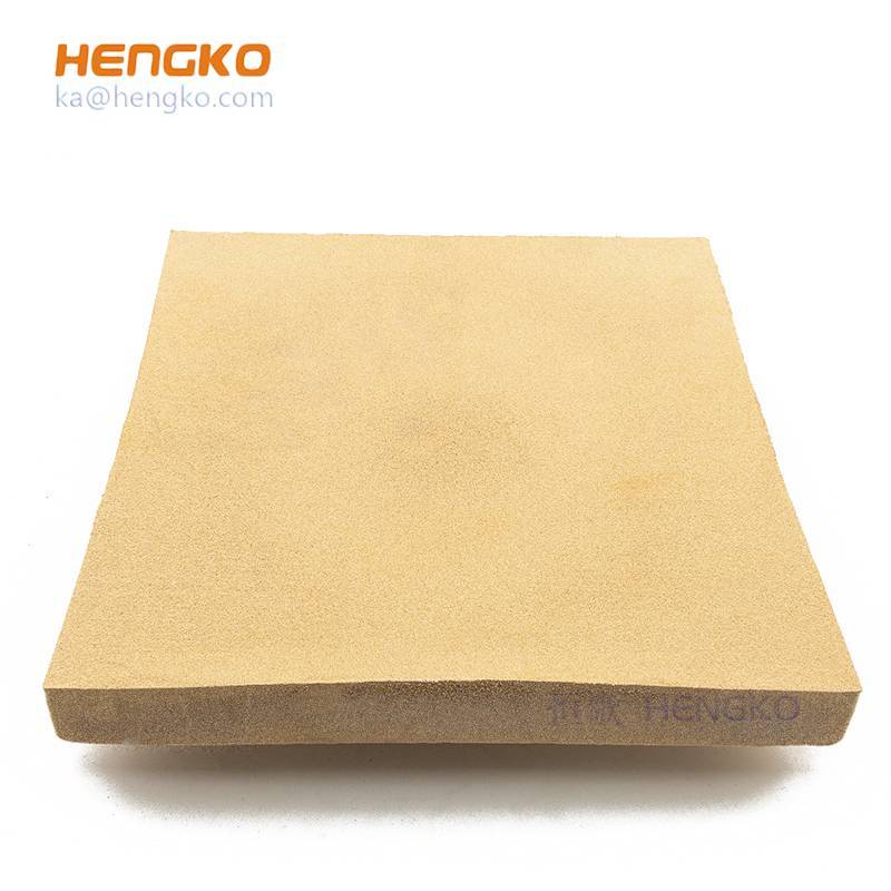 hepa sintered bronze stainless steel porous metal filter sheet for air/oil filter machine Featured Image