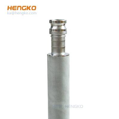 micron stainless steel sintered porous metal hydraulic filters tubes