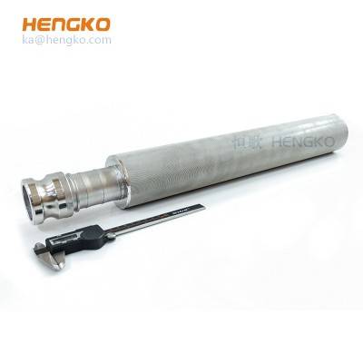 tubes de filtres hydrauliques en métal poreux fritté en acier inoxydable micron