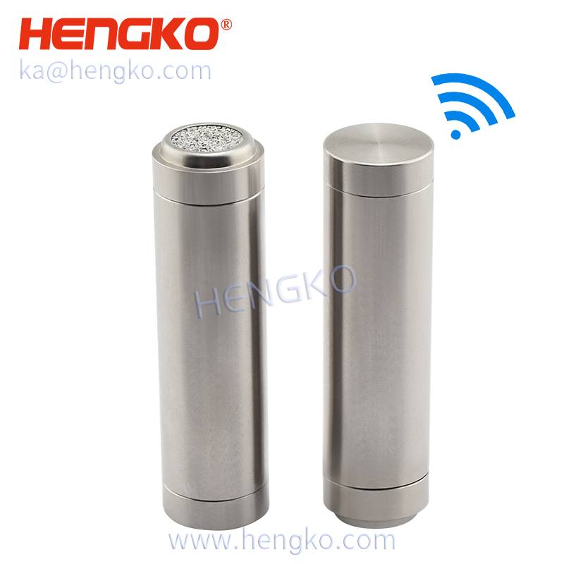 Hot-selling Humidity Transducer -
 IP67 wireless RHT22 High-temperature dryers sensor, 316 stainless steel temperature humidity sensor detective probe ( dustproof housing ) – HENGKO