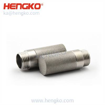 Professional manufacturer customized  HK47MCU Waterproof IP66 temperaturec and humidity sensor stainless steel sintered metal probe housing