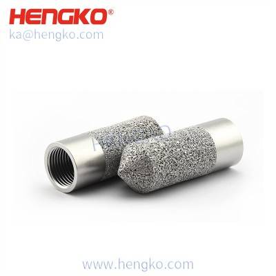 Invólucro do sensor de umidade poroso sinterizado de aço inoxidável HK94MBN para transmissor de sensor de temperatura e umidade com efeito de estufa