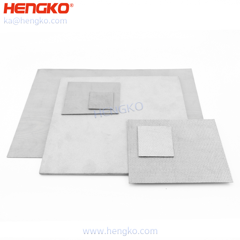 Competitive Price for Catalytic Bead -
 Gas Diffusion Layers sheet for MEAs, stainless steel porous metal sintered / wire mesh multi-layers filter sheet – HENGKO