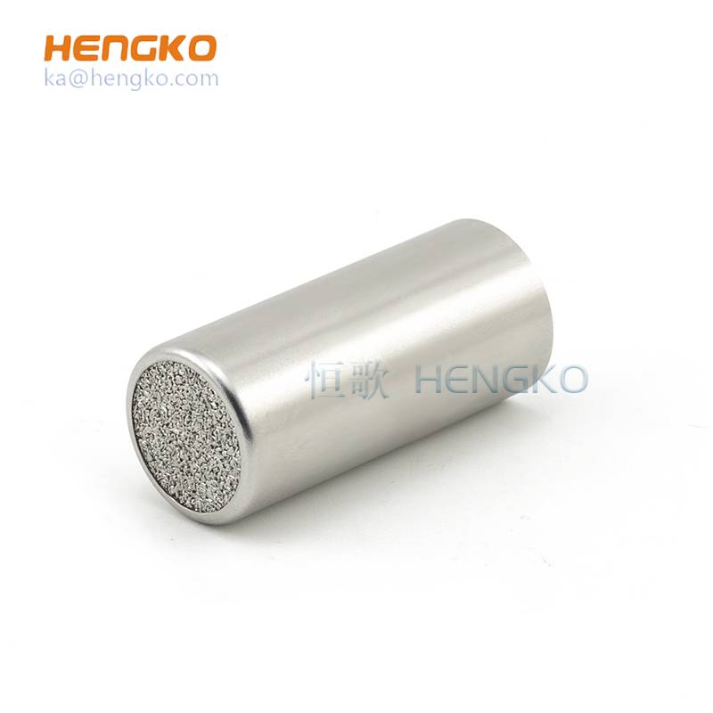 Super Purchasing for Co2 Sensor Module -
 Sintered stainless steel probe filter housing for wireless temperature humidity sensor – HENGKO