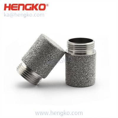 Carcasa protectora de sensor de temperatura y humedad de acero inoxidable sinterizado resistente al agua HK35G3/4U para vivero de flores