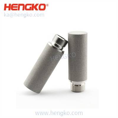 HK98G3/8U 20 mícrons porosos sinterizados à prova d'água antipoeira em aço inoxidável e carcaça do sensor de umidade